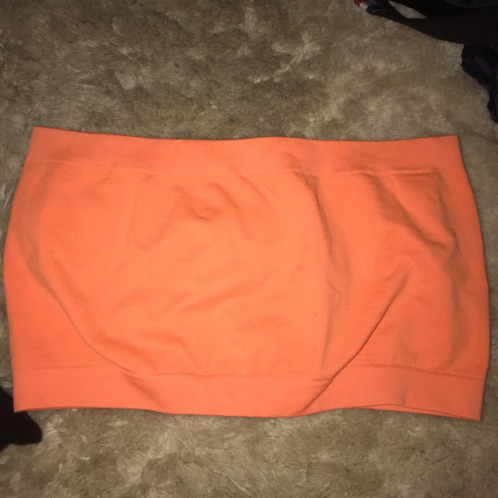 orange tube top